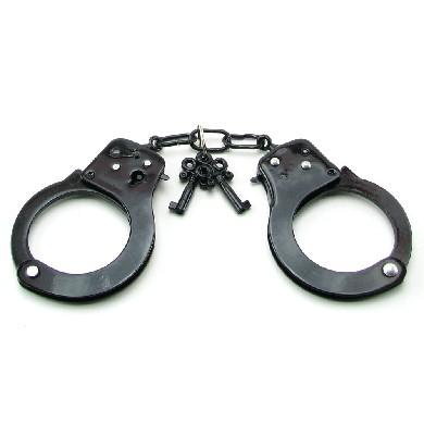 Fetish Fantasy Designer Metal Handcuffs - Black